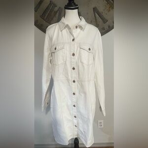 Frye Creamish Denim Dress